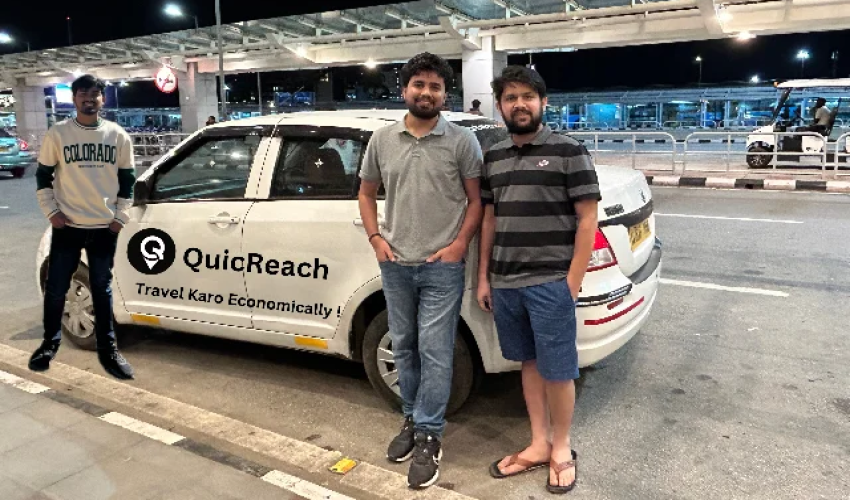 Cutting Airport Ride Costs by 50%, Bengaluru’s Shared-Cab Startup QuicReach Clocks ₹1.2 Cr in First Year