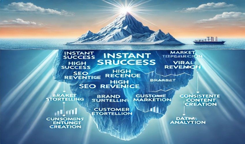 The Iceberg of Marketing: Why Real Results Take Time and Strategy