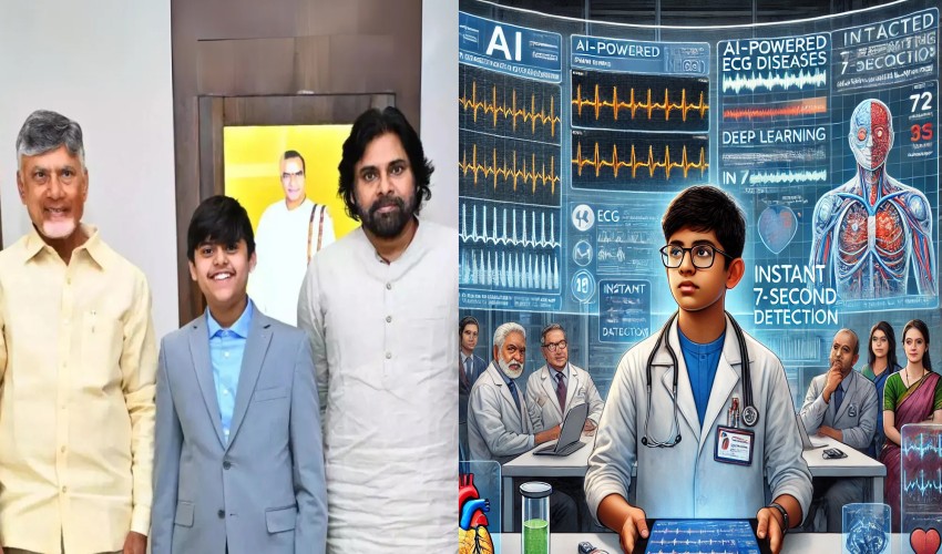 This 14 Year Old Teen of Andhra Origin Has Innovated an AI Powered App That Detects Heart Diseases in 7 Seconds